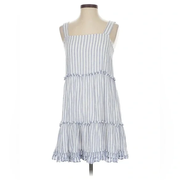 blue canoe dress Swing Pocket Dress, Denim / L